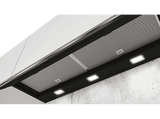 Campana grupo filtrante - Siemens LJ97BAM60, 3 lámparas, 459 m³/h, 4 potencias, Negro
