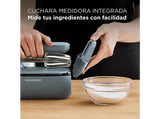 Amasadora de mano - Kenwood Quickmix Go HMP40.000GY, 350 W, 5 velocidades, Azul Tormenta