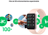 Smartwatch - Samsung Galaxy Fit3, 40mm, 256GB, RAM 16GB, 1.6 AMOLED, IP68, FreeRTOS, BT 5.3, hasta 13h, Pink