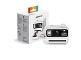 Cámara instantánea - Polaroid Go Gen 3, Espejo para Selfies, Autodisparador, Doble Exposición, Flash, Compatible con la película Polaroid Go, Blanco