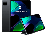 Tablet - Xiaomi Pad 6, 128 Gb, Mist Blue, 11 WQHD+, 6 GB RAM, Snapdragon™ 870, Android 13 - MIUI 14 + Funda
