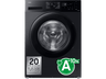 Lavadora carga frontal - Samsung WW11DG5B25ABEC, 11kg, 1400 rpm, 12 programas, AI EcoBubble™, Negro
