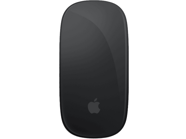 Apple Magic Mouse, Ratón inalámbrico y recargable, Superficie Multi-Touch, Cable USB-C, Negro