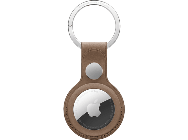 APPLE Llavero de trenzado fino para Airtag, Marrón topo