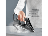 Centro de planchado - Rowenta VR7444, 2400 W, 350 g/min, 6.5 bar, Suela de Durilium Airglide, Azul