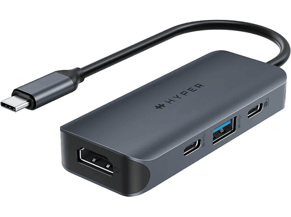 Hub USB/Concentrador - Hyper HyperDrive Next, 4 puertos, USB A, USB-C, HDMI, Azul
