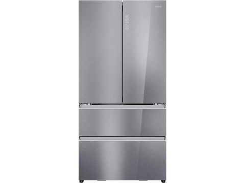 Frigorífico americano - Haier FD 90 Series 7 HFR79F19EFGK, No Frost lateral, 190 cm, 703 l, Motor Inverter, Antibacterias Pro, Cristal Zafiro