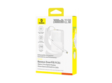 Powerbank - Baseus EnerFill Bipow2 Pro, 20000mAh, 22.5W, Cable retráctil, Carga simultánea ultrarrápida, USB-C, Blanco Moon