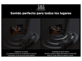 Barra de sonido - TCL Q75HE, Bluetooth, Inalámbrico, 780W, Dolby Atmos, Canal 5.1.2, Titanio oscuro