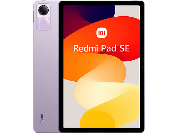 Tablet - Xiaomi Redmi Pad SE, 128 GB, Lavanda violeta, 11" Full-HD+, 4 GB RAM, Snapdragon® 680, Android