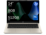 Portátil - HP OmniBook 3 14-hu0005nsx, 14" 2K, Intel® Core™ 5 120U, 8 GB RAM, 512 GB SSD, Sin sistema operativo, Sin cargador