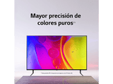 TV LED 65 - LG 65NANO756QC, UHD 4K, Procesador de Gran Potencia 4K α5 Gen 5, Smart TV, DVB-T2 (H.265), Azul oscuro ceniza