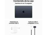 Apple MacBook Air (2024), 15,3, Chip M3, GPU de 10 núcleos, 8 GB RAM, 256GB de SSD, Teclado Magic Keyboard Touch ID, macOS, Medianoche