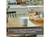 Altavoz inalámbrico - Sony LinkBuds Speaker SRS-LS1H, Bluetooth, Portátil, 25 horas de batería, Resistente al agua,  IPX4, Exteriores, Viajes, Gris