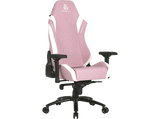 Silla gaming - Newskill Neith Zephyr, Reposabrazos 4D, Hasta 150 kg, Cojín cervical y lumbar, Rosa