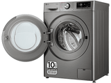 Lavadora secadora - LG F4DR7009AGS, Serie 700, 9 kg/6 kg, 1400 rpm, 14 programas, Inox antihuellas