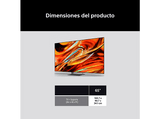 TV RGB Micro LED 65 - Sony BRAVIA 7 II, RGB Triluminos Max, 4K, Google TV, XR Processor, PS5, IMAX Enhanced, Dolby Atmos/Vision, 120Hz, K65XR75M2B