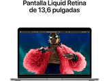 Apple MacBook Air (2024), 13,6, Chip M3, GPU de 8 núcleos, 8 GB RAM, 256GB de SSD, Teclado Magic Keyboard Touch ID, macOS, Gris espacial