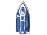 Plancha de vapor - Ufesa PV3280, Suela cerámica, 0.33 l, Golpe de vapor 180 g/min, Sistema antical, Azul/Blanco