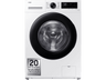 Lavadora carga frontal - Samsung WW90CGC04DAEEC, 9 kg, 1400 rpm, EcoBubble™, Función WiFi con SmartThings, Blanco