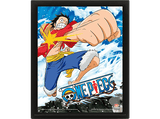 Póster 3D - SHERWOOD One Piece Gum Gum Pistol, Pástico, Efecto 3D, Multicolor