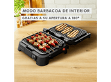 Grill - Moulinex Supergrill 3 en 1 GI5108, 2000W, 3 opciones de altura, placas extraíbles, 3 temperaturas, Apertura 180º, Inox