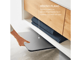 Báscula de baño - Rowenta Premiss 2.0 BS1801, Peso máximo 160 kg, Vidrio templado, Apagado automático, Pantalla LCD, Diseño plano, Plateado