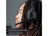 Auriculares gaming - Logitech G Astro A10, Diadema, Cable, Para Xbox Series X|S, Micrófono volteable para silenciar, Control volumen integrado, Negro