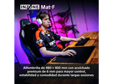 Alfombrillas gaming - Sony INZONE Mat-F, Fnatic, Deslizamiento de precisión en FPS, Antideslizante SlimFlex, Grosor 6mm, 480 x 400 mm, PC, F900, Negro