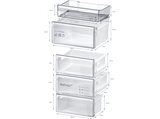 Frigorífico combi - Balay 3KFD655BI, Total no frost, 186 cm, 218 l, Blanco