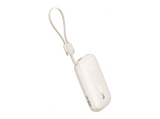 Powerbank - Baseus EnerFill  FC21 Qpow 3, 10000mAh, 22.5W, Carga rápida, Con cable  USB-C a iP, Natural Titanium