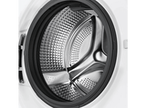 Lavadora carga frontal - Haier X9 Series HW100-BD14387US, 10 kg, 1400 rpm, Autodosificación, Función Vapor, Aquastop, Blanco