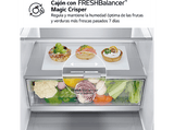 Frigorífico combi - LG GBB71PZVCN1, No Frost, 186 cm, 374 l, DoorCooling+™, FRESHBalancer™, Acero Inoxidable Antihuellas