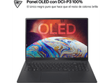 Portátil - LG 16Z90SP-K.AD88B, 16 OLED 4K, Intel® Core™ Evo™ Ultra 7-155H, 32 GB RAM, 1 TB SSD, Arc™ GPU, W11H, Negro Obsidiana