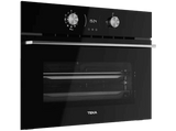 Horno compacto - Teka HLC 8406 BK, Multifunción, Sistema de limpieza integrado, 44 l, 45 cm Ancho, Función Airfry, Negro