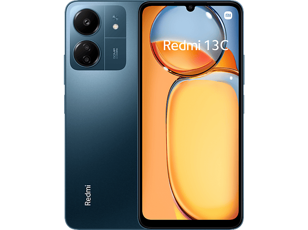 Móvil - Xiaomi Redmi 13C, Navy Blue, 128 GB, 6 GB RAM, 6.74" HD+, 50 MP, MediaTek Helio G85, 5000 mAh, Android
