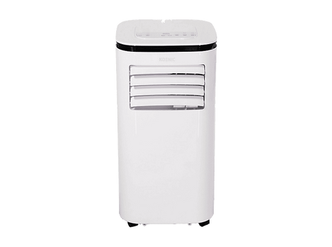 Aire acondicionado portátil - KOENIC KAC 9026 W ES Mobile Air conditioner, Temporizador 24 h, Modo Noche, Kit de ventana, Blanco