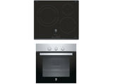 Cocina - Balay 3HI833XP, Placa de inducción, 3 zonas, Horno multifunción, Aire caliente 3D, 60 cm, A, Inox