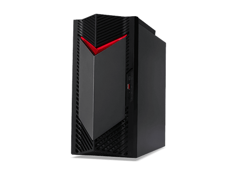 PC gaming - Acer Nitro 50 N50-656, Intel® Core™ i5-14400F, 16GB RAM, 512 GB SSD, GeForce RTX™ 5060, Sin sistema operativo, Negro