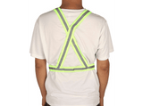 Chaleco reflectante - SK8 HECHARE1, Bandas Reflectantes, Correas Ajustables, Verde Neón