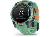 Reloj deportivo - Garmin Instinct 3, Verde, 45mm, 1.18, AMOLED, Silicona, 10 ATM, Garmin Connect™, 18 días Autonomía
