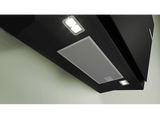 Campana decorativa - Bosch DWK81AN60, Serie 6, 4 velocidades, 432 m³/h, Home Connect, Conexión Placa - Campana, 79 cm, Cristal negro