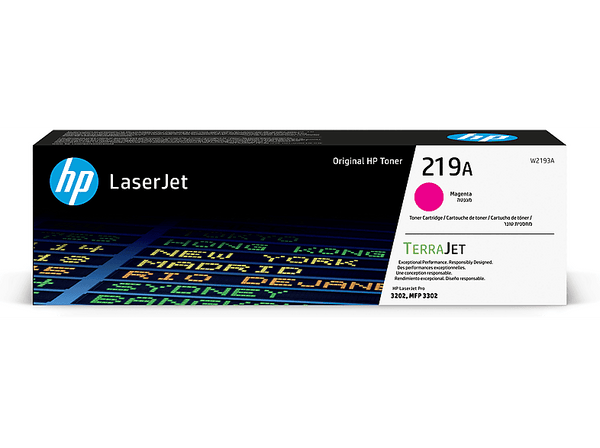Tóner- HP 219A Laserjet, Aproximadamente 1200 páginas, HP Planet Partners, Magenta