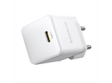 Cargador de pared - Baseus PALM, 20W, Tipo C, Carga ultrarrápida, Control de temperatura, Universal, Blanco Moon