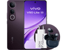 Móvil - vivo V50 Lite, Phantom Black, 256 GB, 8 GB RAM, 6.77" AMOLED, MediaTek Dimensity 6300, 6500mAh, Incluye Cargador+Auriculares