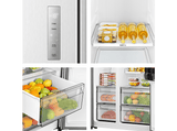 Frigorífico americano - Hisense RS3P558NEIC, Total No Frost Multi Air Flow, 178.6 cm, 544 l, Inox