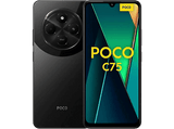Móvil - Poco C75, Negro, 128 GB, 6 GB RAM, 6.88 HD+, Mediatek Helio G81 Ultra, 5160 mAh, Android