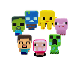 Figura - Magicbox Minecraft™ Squishmes S6, Caja sorpresa, 7 figuras para coleccionar