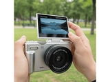 Cámara - Prixton Xplorer DV900, 64 megapixel, 4K 3840p, 3 Pantalla LCD, IPS, Zoom 4X, Flash, Plata