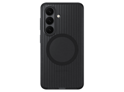 Funda móvil - Samsung, Para Galaxy S26+, Trasera, Rugerizada, Negra
